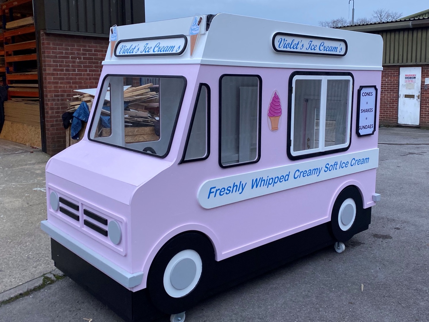 ice cream truck playhouse